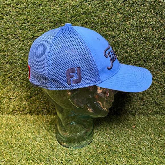 New Era Titleist FJ Blue Baseball Cap Sz Medium/Large - Picture 2 of 8